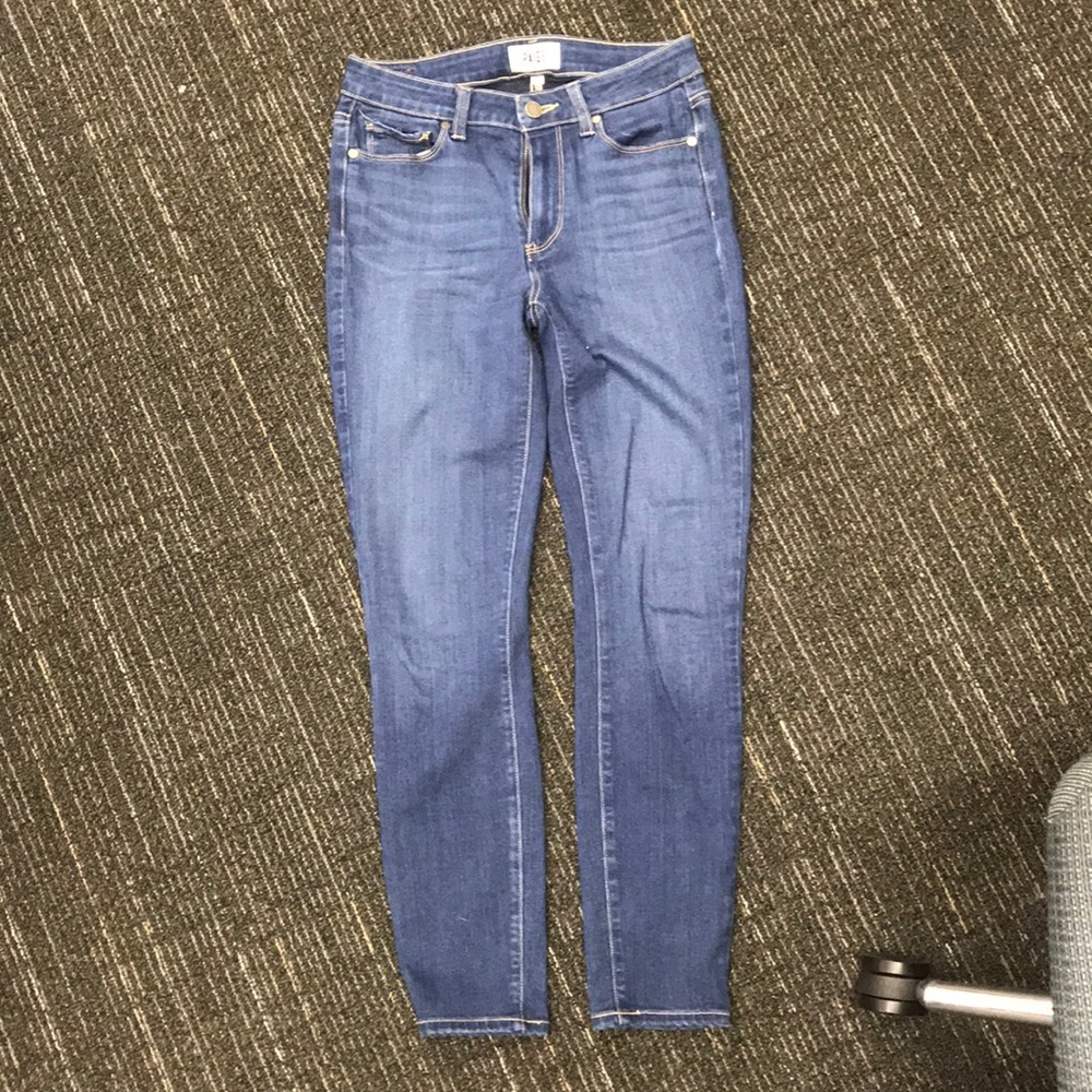 Paige “Hoxton Ankle” High Rise Jeans